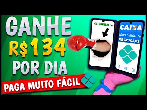 NOVO Aplicativo Pagando Para JOGAR | App de Ganhar Dinheiro Divertido