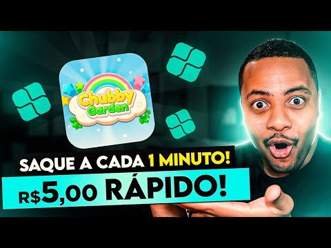 Vamos ver hoje o Chubby Garden: aplicativo para ganhar dinheiro com jogo de combinação!