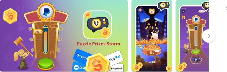 Puzzle Prizes Storm para ganhar dinheiro – Comece Agora